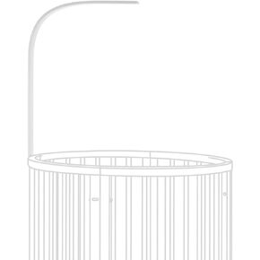 Stokke Sleepi Drape Rod, White - Made from Solid Beech Wood - Easy to Install & Clean - Compatible Sleepi Crib/Bed & Mini in Kuwait