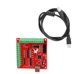 Keenso USB MACH3 Motion Control Card Flying Card 4 Axis Motion Controller Card Breakout Board for CNC Engraving