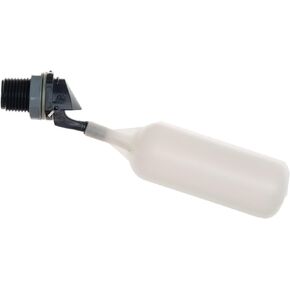 Kerick Valve M052 PVC Mini Float Valve, Tank Mount, Fixed Arm, 1.5 gpm at 60 psi, 1/2" NPT Male