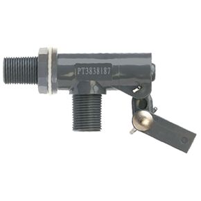 Kerick Valve PT3838187 PVC Float Valve, Tank Mount, 7.2 gpm at 60 psi, 3/8" NPT Male
