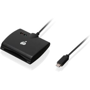 IOGEAR USB-C Common Access CAC Smart Card Reader - DOD - Government - Healthcare - TAA Compliant - Support for V7.x n V8. USAccess Personal Identity Verification (PIV) - Mac OS - Win - Linux- GSR205