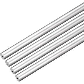 Uxcell 4 قطع 6063 أنبوب ألومنيوم مستدير مستقيم غير ملحوم بطول 1 قدم 0.312 بوصة معرف 0.39 بوصة OD in Kuwait
