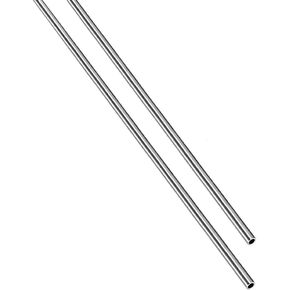 304 Stainless Steel Round Tubing 5mm OD 1mm Wall Thickness 250mm Length Seamless Straight Pipe Tube 2 Pcs