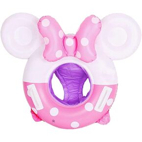 السباحة تعويم الوردي الماوس الكرتون الاطفال الطفل السباحة الدائري نفخ بركة العائمة جولة بركة الأطفال لعبة تعويم سميكة. in Kuwait