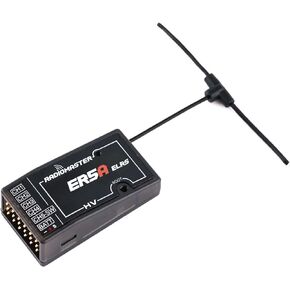 جهاز استقبال RadioMaster ER5A ELRS PWM: وحدة استقبال نانو 2.4 جيجا هرتز 5Ch ExpressLRS مع هوائي T لطائرة هليكوبتر ثابتة الجناحين وطائرة هليكوبتر متعددة الدوارات من سبيدي بي