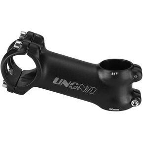 FOMTOR 31.8 Stem 70mm 90mm 110mm 17 Degree Bike Handlebar Stem Riser MTB Stem Suitable for Mountain Bike Road Bike BMX MTB Black