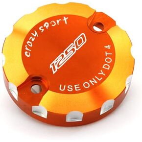 crazy sport Front Brake Fluid Reservoir Cover Compatible with Harley Pan America ADV 1250 PA1250 PANAMERICA Special 2020 2021 20222 (Orange)