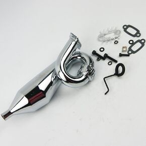 TITRACING Aluminium Alloy Tuned Exhaust Pipe fits 1/5 HPI KM Rovan Baja 5B SS Buggy… in Kuwait