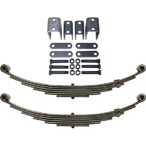 LIBRA 7000# 7k Single Trailer Axle Suspension Kit 3500# Leaf Springs Hanger Kit