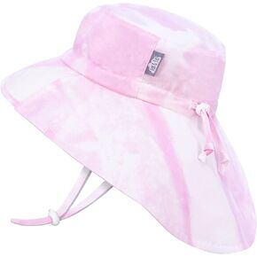 JAN & JUL Girls' Grow-with-Me Cotton Adventure Sun Hat with Large Brim