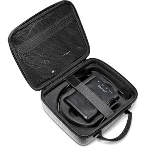 Bietrun Portable Storage Case Only for Bietrun WXM01 Headset Microphone, Voice Amplifier KYQ06, Wireless Voice Amplifier TS-230, with EVA Hard Shell Exterior, for Storage, Travel(Case Only)