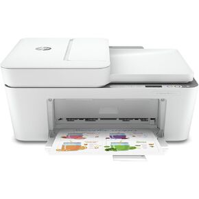 HP DeskJet Plus 4155 Wireless All-in-One Printer - Compact Inkjet Printer with Mobile Printing, Scanner, Copier, Bluetooth, Home Office & WiFi Compatible - 3XV13A (Renewed)