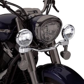 Show Chrome Accessories 63-314 Elliptical Driving Light Bar Kit for Yamaha V Star 1300 2007+