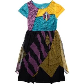 Disney Girls' Fantasy Gown Nightgown, SO Sally, 8