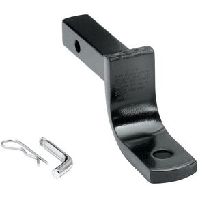 Draw-Tite 3593 Class I Trailer Hitch Ball Mount Drawbar, Fits 1-1/4 Inch Square Receiver, 2.75 Inch Rise, 2,000 lbs. Capacity, Black