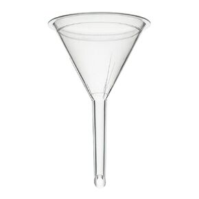 قمع فلتر EISCO، 3 بوصات - بلاستيك بولي إيثيلين - مقاوم للأحماض والقلويات - رائع للاستخدام في المختبر أو الفصل الدراسي أو المنزل