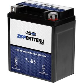 Rechargeable Replacement YTX7L-BS High Performance - Maintenance Free - Sealed AGM Motorcycle Battery