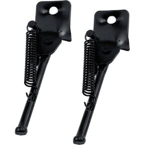 Tsnamay 2Pcs Black Bike Kickstand,Child Bicycle Kickstand Single-Side Stand Folding Bicycle Stand Support Rear Mount for 16 Inch Kids Bike