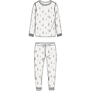 PJ Salvage baby-girls Long Sleeve Kids Set May the Forest Be With You PajamasPajama Set