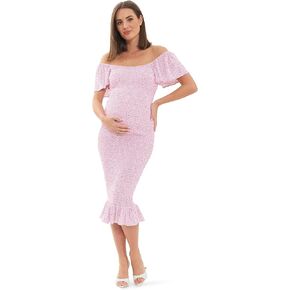 Ripe Selma Shirred Dress Multi