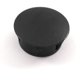 Round Plastic Hole Plug to fit 3/4" Opening - Slightly Domed Textured Surface (6)
