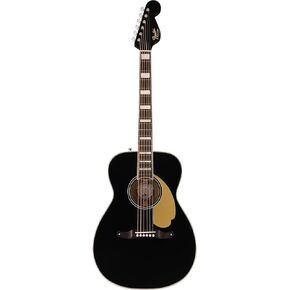 Fender 6 String Acoustic Guitar, Right-Hand, Black (0971022306)