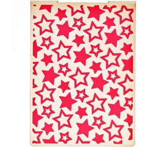 KWELLAM Stars Plastic Embossing Folders for Card Making Scrapbooking and Other Paper Crafts 22051818