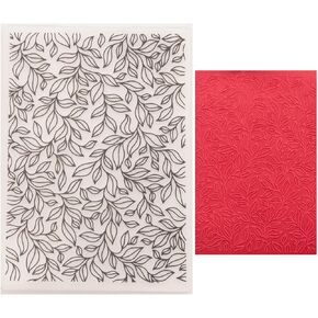 DIYology 3-D Texture Leaves Embossing Folders for Card Making Embossing Template for Paper Crafting Scrapbooking Decoration