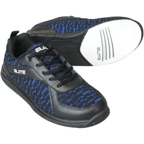ELITE Men's Pinnacle Bowling Shoes - Lightweight, Universal Sliding Soles, Comfortable, and Performance-Enhancing