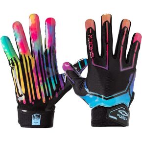 Shock Doctor Showtime Receiver Glove, Black Tie Dye Drip XXL