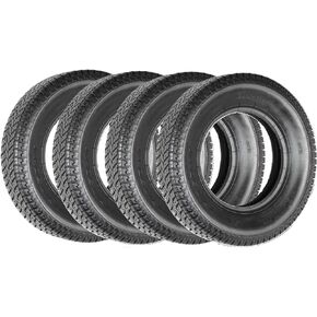 Four Eco Trail ST205/75D14 Trailer Tires Bias Ply Load Range C 1760# 205/75D 14-2 Year Warranty w/Free Roadside