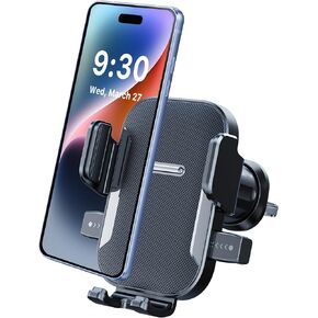 NautSapier 2024 Upgraded Generation Universal Phone Holder for Car, Stable,360° Rotate, Hands Free, Air Vent Car Mount Compatible with All iPhone Android Smartphone