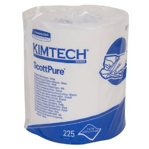 Kimtech 06193 SCOTTPURE Critical Task, Center-Pull Roll Jr., 7x7, White, 225/Roll (Case of 6)