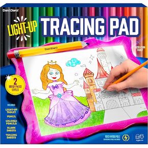 Writing Light Up Tracing Pad for Kids - Arts & Crafts Art Drawing Tracer Board for Girls & Boys Ages 5-12 - Birthday Toys Gift Ideas for Girl or Boy 5+ Year Old Best Gift Toy - 6 7 8 9 10