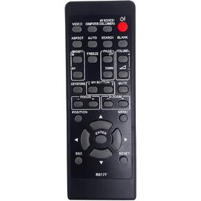INTECHING Projector Remote Control for Dukane ImagePro 8100, 8101H, 8103H, 8104HW, 8104HWA, 8104WB, 8105B, 8105H, 8105HA, 8106H, 8106HA, 8107HWI, 8107WIB, 8109W, 8110H, 8111H, 8112, 8113, 8115, 8527