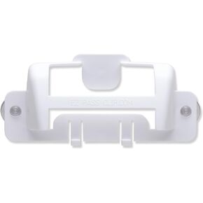 eZpassClip New EZ Pass Holder for Smaller, Wedge-Shaped EZ-Pass and I-Pass Toll Tag Transponders (White)
