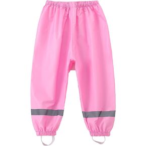 Boys and Girls Rain Pants-Waterproof Rain Pants for Toddlers and Kids Rain Wear