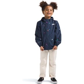 THE NORTH FACE Kids' Antora Rain Jacket, Summit Navy TNF Shadow Toss Print, 2