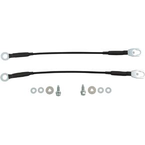 TRQ Tailgate Tail Gate Cables Pair Set for 98-04 Nissan Frontier
