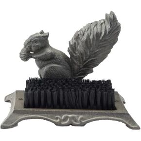 Cast Iron Squirrel Boot Brush Shoe Cleaner Mud Remover