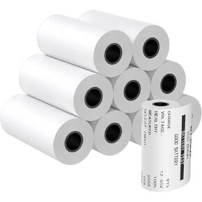 TOPDON 2 1/4" x 2.0' Thermal Paper Cash Register POS Receipt Paper (10 Rolls)