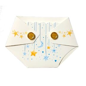 Pink Gold Moon Stars Gift Card Holder Girl Baby Shower - 1 Item (Pink Blush)