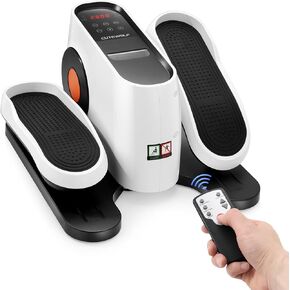 جهاز تدريب بيضاوي الشكل من كيوت وولف تحت المكتب، جهاز تدريب كهربائي على شكل ساق بيضاوية لكبار السن في المنزل، جهاز تمرين بدواسة محمول وهادئ مع جهاز تحكم عن بعد وشاشة عرض LCD in Kuwait