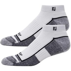 FootJoy Mens 1-pack Golf Socks, White, 7-12 US