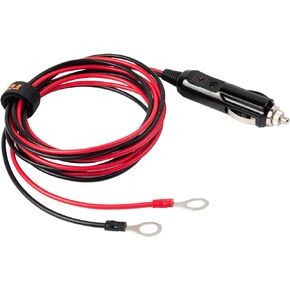 YCIND الثقيلة 16AWG 15A ذكر إلى ذكر قابس السجائر ولاعة السجائر محول شاحن الحبل مع أضواء LED (10FT)