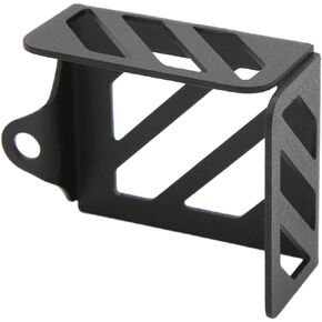 Rear Brake Fluid Reservoir Guard Carbon Steel Rear Brake Reservoir Guard Protector Motorcycle Accessory Replacement for CB125R CB2150R CB250R CB300R CB500X(black)