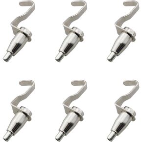 YHXiXi 6PCS Picture Rail Hooks Hanger System Accessories Sliding Rail Guide Adjustable Metal Art Gallery Display Wire Rope Hanger Hooks
