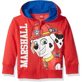 Paw Patrol Boys Zip Up Marshall Character Long Sleeve Hoodie (Red, 3T) in Saudi Arabia