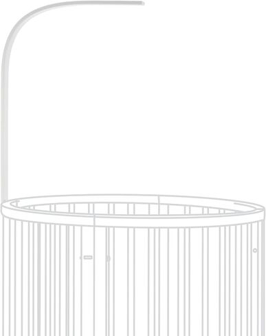 Stokke Sleepi Drape Rod, White - Made from Solid Beech Wood - Easy to Install & Clean - Compatible Sleepi Crib/Bed & Mini in Kuwait