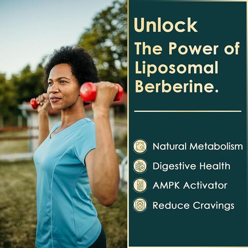 مكمل بربارين 500 مجم، مرة واحدة يوميًا، 15 مرة أفضل من التوافر الحيوي لصمغ البربرين الشحمي مع قرفة سيلان، البطيخ المر لعملية التمثيل الغذائي المتوازن، منشط AMPK، خالي من السكر، نباتي، 60 قطعة in Kuwait